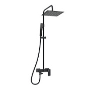 Душевая стойка WasserKRAFT Abens A277.255.218.BM черный матовый