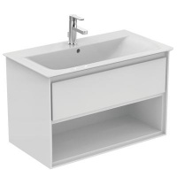 Тумба с раковиной Ideal Standard Connect Air E0827B2 80 1 ящик, белая