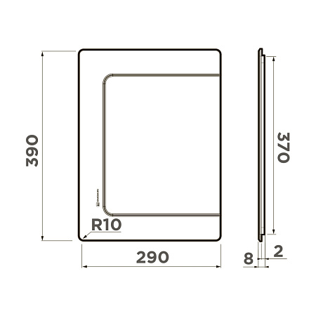 Разделочная доска Omoikiri CB-BASIC-370-GB