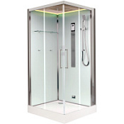 Душевая кабина Timo Premium Nura H-516 100x100x220 прозрачное стекло/хром Душевая кабина Timo Premium Nura H-516 100x100x220 прозрачное стекло/хром