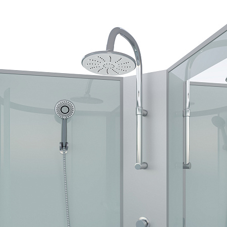 Душевая кабина Niagara Classic NG-1108-14BKT 90x90x90 стекло матовое/профиль серебро