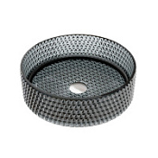 Раковина накладная Ceramicanova Cristal CN6060 36x36x11.2 черный