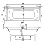Ванна акриловая Villeroy & Boch Avento UBA180AVN2V-01 180х80 белый - фото 5