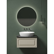 Мебель для ванной со столешницей Sancos Very 80 VR80CE+TT80A1 Beige Soft/Black Sky