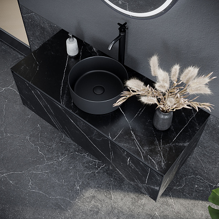 Мебель для ванной Sancos Stone 120 ST120NM Nero Marquina
