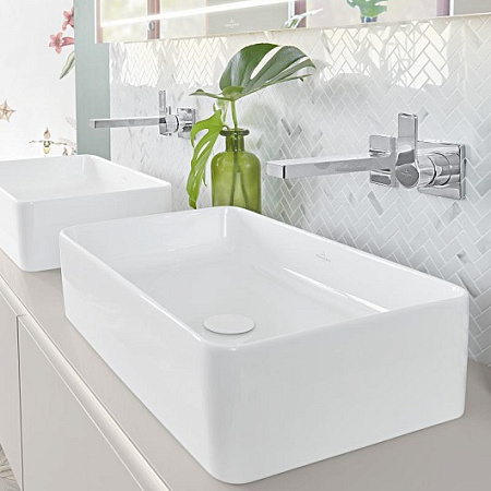 Раковина Villeroy & Boch Collaro 4A2056R1 56х36 белый альпин CeramicPlus