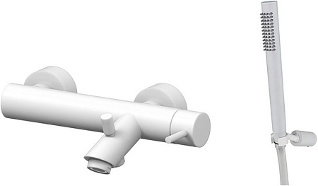 Смеситель Paffoni Light LIG023BO белый матовый