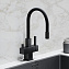 Смеситель для кухонной мойки Sancos Arno SC4005MB черный матовый - фото 4