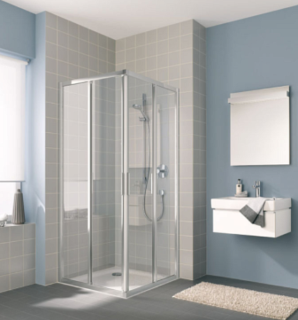 Душевая дверь в нишу Kermi Cada XS CKE2L09020VPK 90x200 L прозрачное стекло