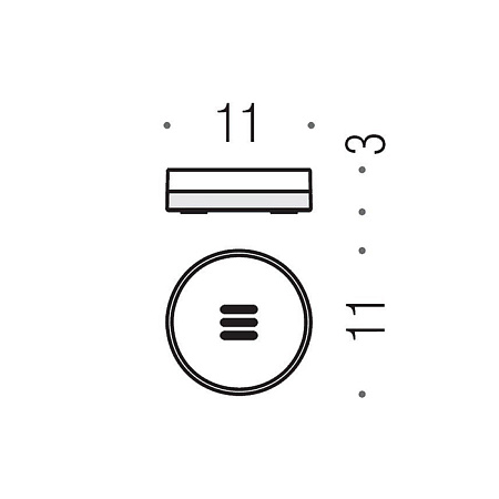 Мыльница настольная Colombo Nordic B5240.GM-VAN графит матовый