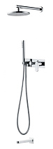 Душевой комплект Boheme Spectre 454-2-CR для ванны с душем, хром
