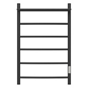 Полотенцесушитель электрический Point Афина PN04858PB 53.2x80 с полкой, черный Полотенцесушитель электрический Point Афина PN04858PB 53.2x80 с полкой, черный
