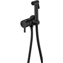 Гигиенический душ со смесителем Boheme Uno 467-B для биде, черный