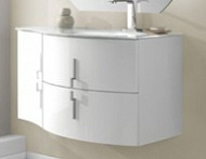 Тумба с раковиной Cezares Sting 105 bianco lucido R Тумба с раковиной Cezares Sting 105 bianco lucido R