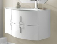 Тумба с раковиной Cezares Sting 105 bianco lucido R