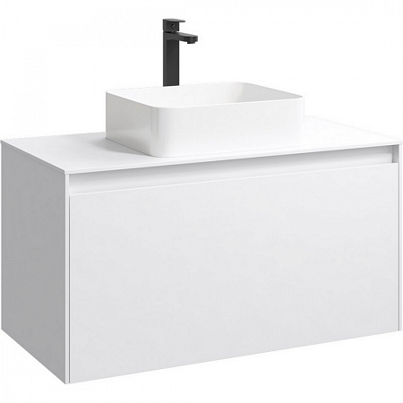 Тумба с раковиной Aqwella 5 stars Mobi MOB0112W+MOB0712W 120 белый