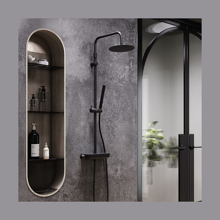 Душевая стойка Damixa Scandinavian Pure 936750300 черный