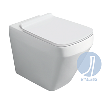 Унитаз приставной Simas Baden Baden BB01bi белый