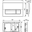 Кнопка смыва Roca Active 8901130B1 хром глянцевый - фото 2