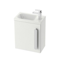 Тумба с раковиной Ravak Chrome SDU 400 L X000000538 подвесная, белая/белая