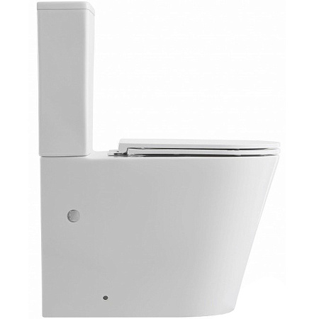 Унитаз-компакт beWash Aldo BKBWT401670 с системой микролифт, белый матовый