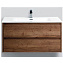 Тумба с раковиной BelBagno Kraft KRAFT-1000-2C-SO-RT 100 rovere tabacco