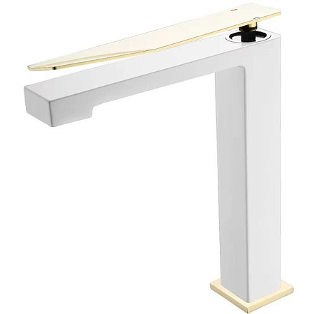 Смеситель Boheme Q 142-CRG.2 для раковины, хром/золото