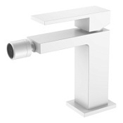 Смеситель Boheme Qubic 476-MW для биде, белый матовый