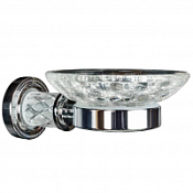 Мыльница Boheme Murano Cristal 10903-CRST-СH хром