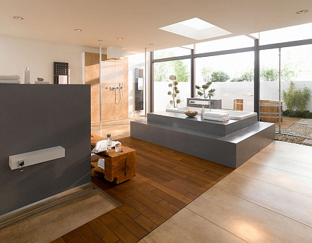 Душевой лоток Tece TECEdrainline 80 см с решеткой, сифоном и опорами