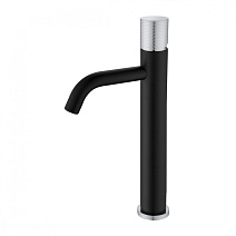 Смеситель Boheme Stick 122-BCR.2 для раковины, ручка Touch, черный/хром