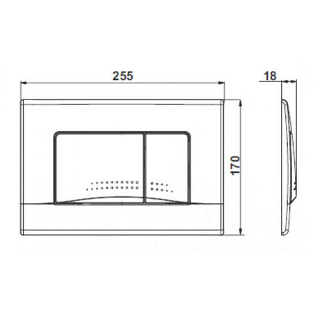 Кнопка смыва Roca Active 8901130B0 белый