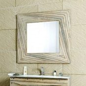 Зеркало Clarberg Papyrus-wood 100х100 см светлое дерево Зеркало Clarberg Papyrus-wood 100х100 см светлое дерево