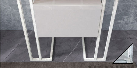 Металлические напольные конструкции Velvex Gelou 40 Meteorite