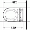 Унитаз подвесной Duravit Starck 3 2226590000+611000002304300 с функцией биде, белый - фото 9