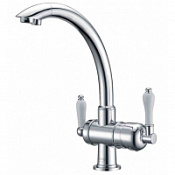 Смеситель Zorg Sanitary ZR 327 YF для кухонной мойки, хром