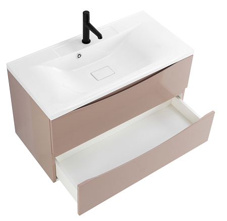 Тумба под раковину BelBagno Marino MARINO-800-2C-SO-CL-P 80 capucino lucido