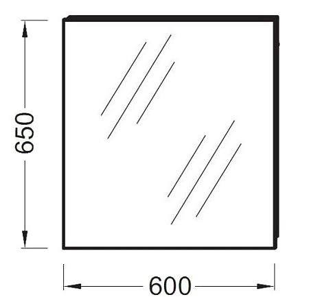 Зеркало Jacob Delafon Ola EB1080-RU 60
