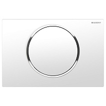 Кнопка смыва Geberit Sigma 10 115.758.JT.5 белый матовый/хром гланцевый