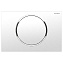 Кнопка смыва Geberit Sigma 10 115.758.JT.5 белый матовый/хром гланцевый - фото 1