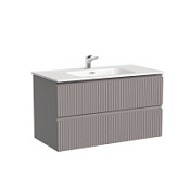 Тумба с раковиной Sancos Snob T SNT90SM 90 Doha Soft/белый