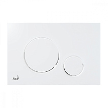 Кнопка смыва AlcaPlast THIN M670 белый