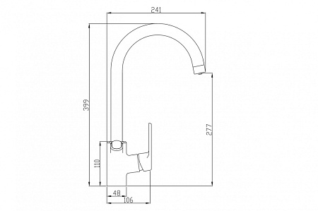 Смеситель Zorg Steel Hammer SH 901 BLACK BR для кухонной мойки/для фильтра, черный металл/бронза