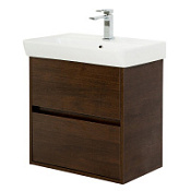 Тумба с раковиной BelBagno Neon NEON-500-2C-SO-RS rovere scuro