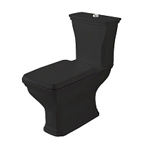 Унитаз-компакт ArtCeram Civitas CIV004 03;00 черный глянцевый