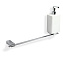 Полотенцедержатель Stil Haus Gea GE69D(08) хром/белый - фото 1
