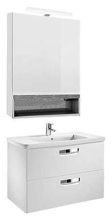 Шкаф-зеркало Roca Gap ZRU9000085 70 белый