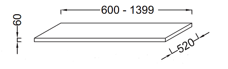 Мебель для ванной Jacob Delafon Parallel 95 см, белый