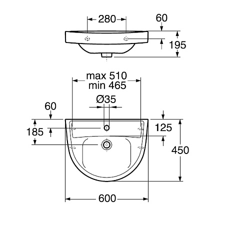 Раковина Gustavsberg Nordic GB1126000101