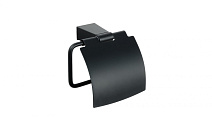Бумагодержатель с крышкой Fixsen Trend FX-97810 черный